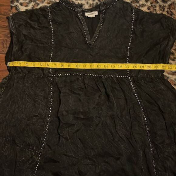 Zadig & Voltaire Rastana Black Distressed Detailed Dress Minimalist Pockets - Picture 9 of 16